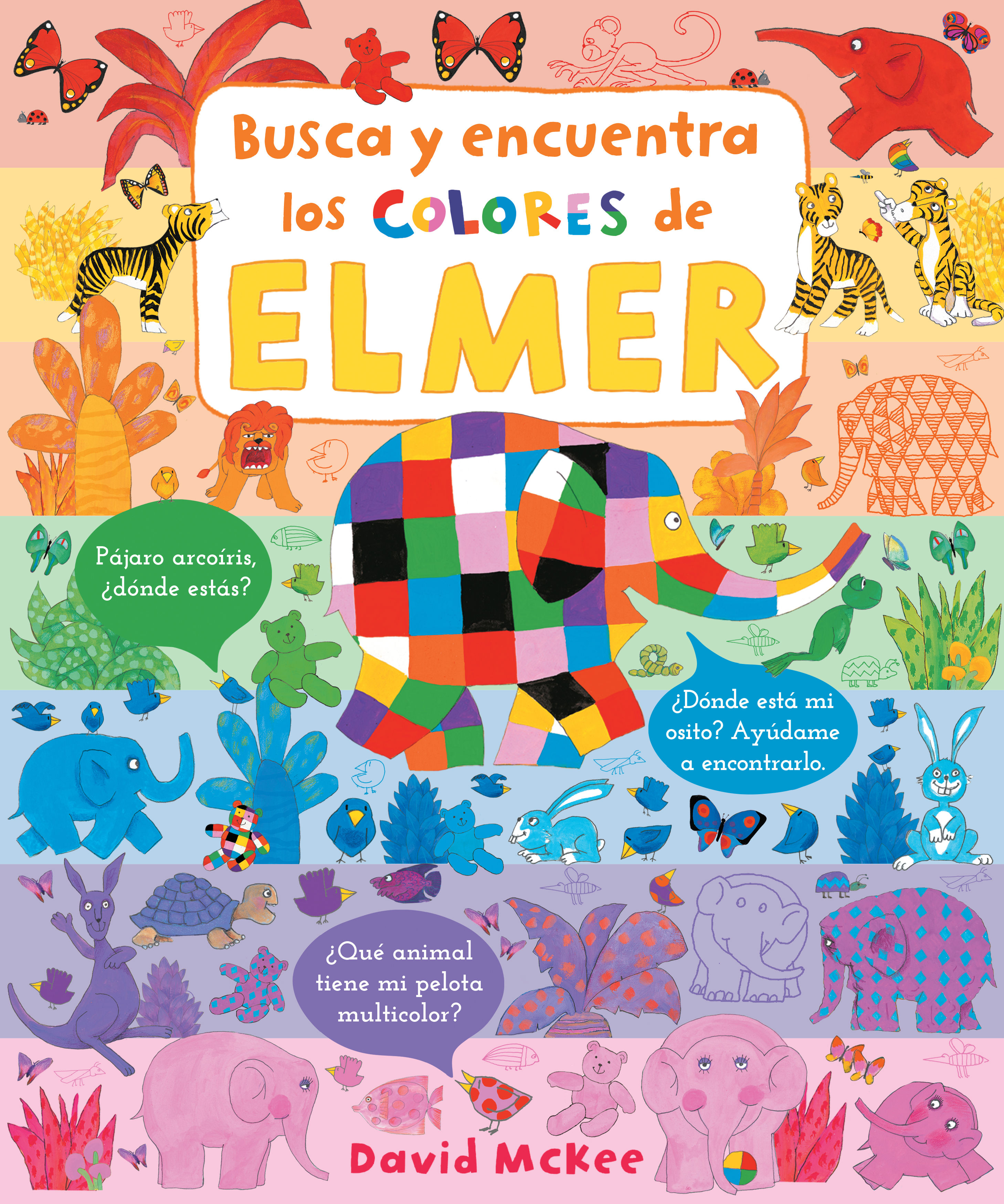 BUSCA Y ENCUENTRA LOS COLORES DE ELMER (ELMER. PEQUEÑAS MANITAS). 